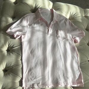 J. Crew Light Pink Polo Shirt